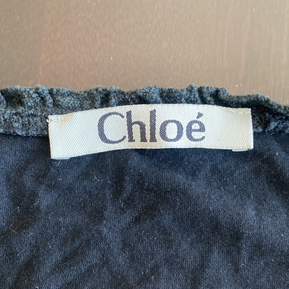 CHLOÉ pearl vintage t-shirt. Size XS/S Karl Lagerfeld era. 1990’s - Picture 3 of 7